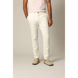 Pantalon standard en coton dobby avec braguette fermeture à glissière MIDAS