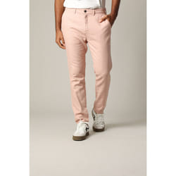 Pantalon standard en coton dobby avec braguette fermeture à glissière MIDAS