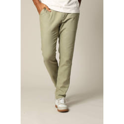 Pantalon standard en coton dobby avec braguette fermeture à glissière MIDAS