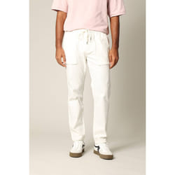 Pantalon en coton avec poches, taille élastiquée et cordon TYLER
