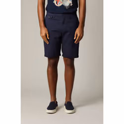 Short en coton à motifs géométriques avec fermeture à glissière CUAJANI