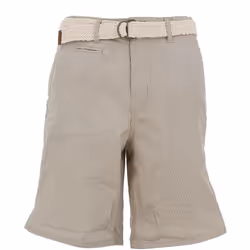 Short en coton avec détails géométriques et braguette fermeture à glissière COXIE