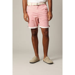 Short en coton avec détails géométriques et braguette fermeture à glissière COXIE