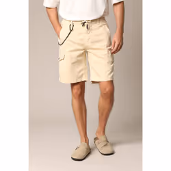 Short bermuda avec poches cargo et mousqueton sur le côté CEMI
