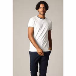 T-shirt en jersey de coton avec patch embossé GABIN