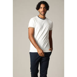 T-shirt en jersey de coton avec patch embossé GABIN