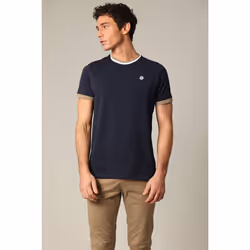 T-shirt en jersey de coton avec patch embossé GABIN