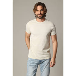 T-shirt en jersey de coton avec application printée zébrée COLADA