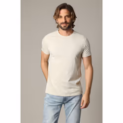 T-shirt en jersey de coton avec application printée zébrée COLADA