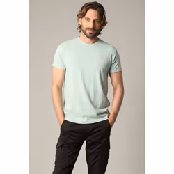 T-shirt en jersey de coton avec application printée zébrée COLADA