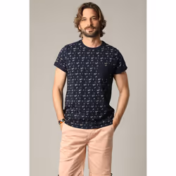 T-shirt en coton à manches courtes motif Hawaï COCOJUICE