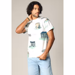 T-shirt oversize en coton avec détails graphiques BUNBURY
