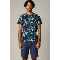 T-shirt tropical en jersey de coton à manches courtes TWILIGHT