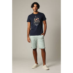 T-shirt classique en jersey de coton avec imprimé moto KINAN
