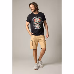 T-shirt manches courtes en coton au style unique CRANEO