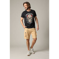 T-shirt manches courtes en coton au style unique CRANEO