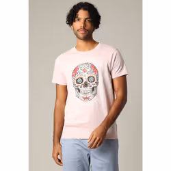 T-shirt manches courtes en coton au style unique CRANEO