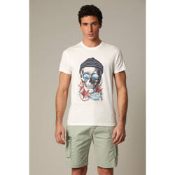 T-shirt coton à l'imprimé marin audacieux NAUTICA
