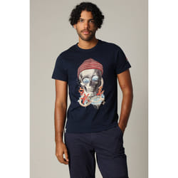 T-shirt coton à l'imprimé marin audacieux NAUTICA