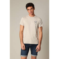 T-shirt en coton à manches courtes AVEC GRAPHS DEKARI
