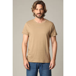T-shirt en coton à manches courtes avec TEXTE ET GRAPHS BOHO