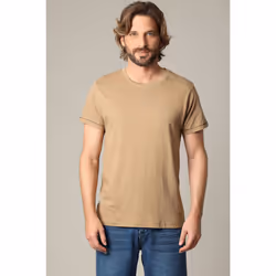 T-shirt en coton à manches courtes avec TEXTE ET GRAPHS BOHO