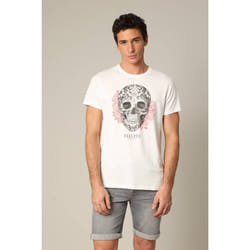 T-shirt en jersey de coton avec print et manches courtes CALABERA