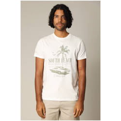 T-shirt en jersey de coton avec print et manches courtes COSTA