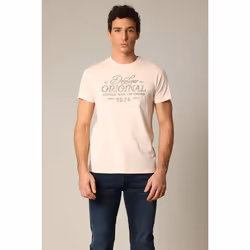T-shirt classique en jersey de coton avec imprimé NATHEO