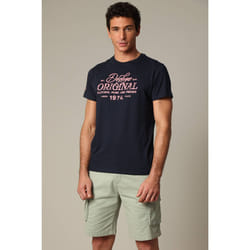 T-shirt classique en jersey de coton avec imprimé NATHEO
