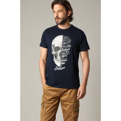 T-shirt en jersey de coton avec print et manches courtes VEGAS