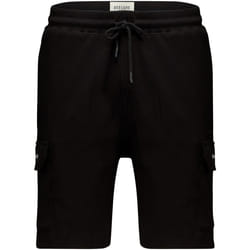 Short en coton gaufré à la taille élastiquée avec cordon HOBART