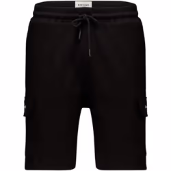 Short en coton gaufré à la taille élastiquée avec cordon HOBART