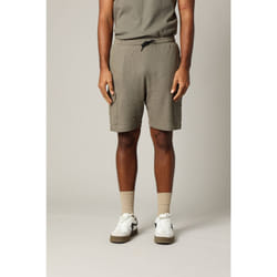 Short en coton gaufré à la taille élastiquée avec cordon HOBART