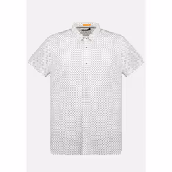 Chemise à manches courtes 100% coton avec motifs PAGOS