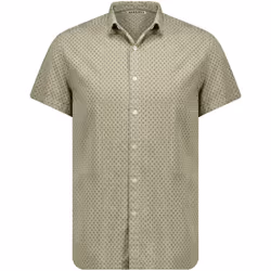 Chemise à manches courtes 100% coton avec motifs PAGOS