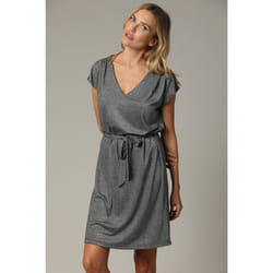 Robe en jersey lurex avec ceinture intégrée AHELYA