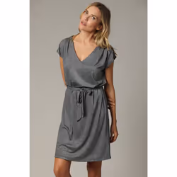 Robe en jersey lurex avec ceinture intégrée AHELYA