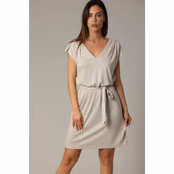 Robe en jersey lurex avec ceinture intégrée AHELYA