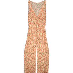 Robe longue ethnique sans manches en crêpe viscose avec encolure V YAKALI