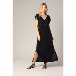 Robe longue en maille fantaisie avec détails fantaisie ROSAJANE
