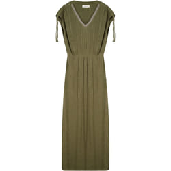 Robe longue en maille fantaisie avec détails fantaisie ROSAJANE