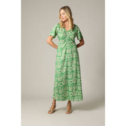Robe longue bohème en viscose, motifs cachemire MENILDA