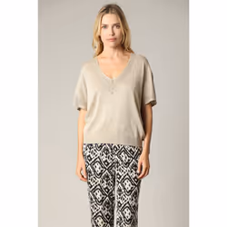 Pull casual en viscose avec incrustations fils lurex MARLYN