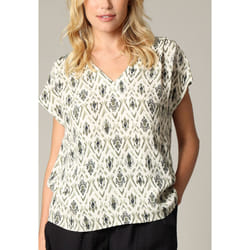 Blouse SOLIA 100% viscose à la coupe ample avec imprimé SOLIA