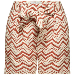 Short en viscose et lin à motifs ethniques SULLA