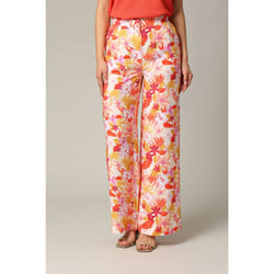 Pantalon tropical en viscose avec braguette FLORA