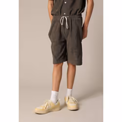 Bermuda léger en coton avec poches et ceinture NARCISO