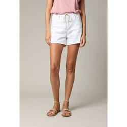 Short femme en coton twill avec détails cœur LIA
