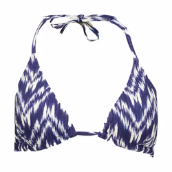 Haut de bikini triangle imprimé ethnique ARIADE